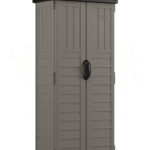 Suncast 2 ft. x 2 ft. Plastic Vertical Storage Shed with Floor Kit