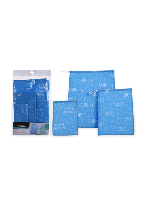 Pro World Travel Organizer Set, 3 Pieces, Blue Ace Hardware Maldives