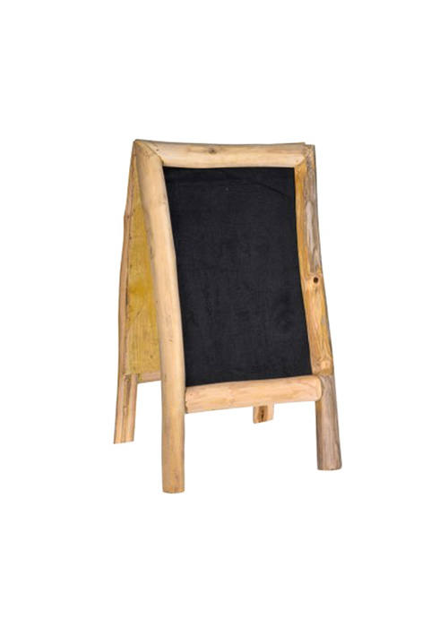 94-J11302110 Blackboard Standing Teak - Image 1