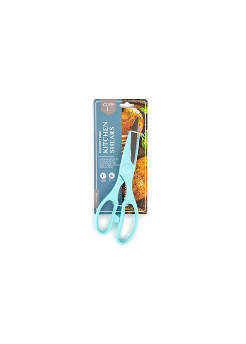 9077041D Core Kitchen Blue Polypropylene/Stainless Steel Kitchen Shears - Image 1