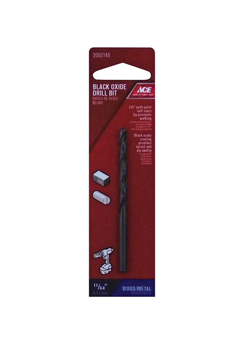 Ace 11/64 in. S X 31/4 in. L High Speed Steel Drill Bit Ace Hardware