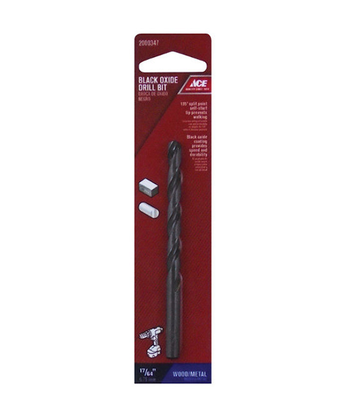 Ace 17/64 in. S X 4-1/8 in. L High Speed Steel Drill Bit