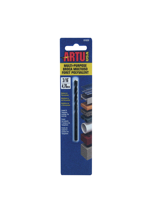 ARTU 3/16 in. S X 31/2 in. L Tungsten Carbide Tipped Drill Bit Ace