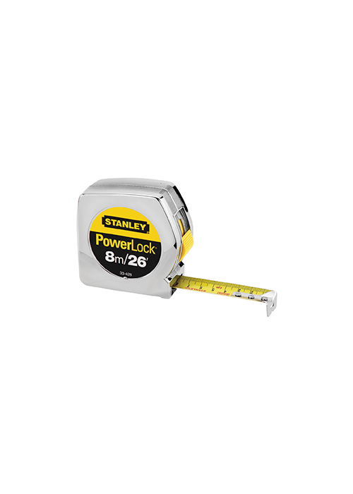 Stanley PowerLock 26 ft. L X 1 in. W Tape Measure Ace Hardware Maldives