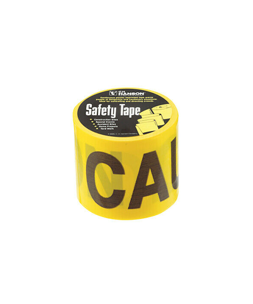 C.H. Hanson 200 ft. L X 3 in. W Plastic Caution Barricade Tape Yellow