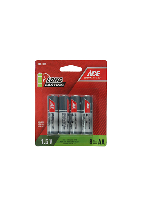 Alkaline Battery AA Carded Pack Ace Ace Hardware Maldives