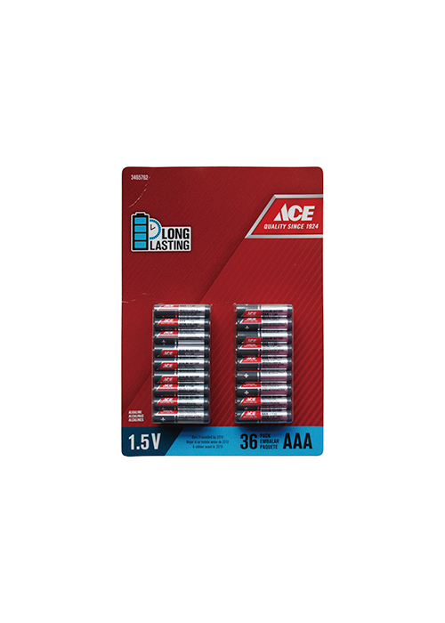 Alkaline Battery AAA Carded 36 Pack Ace Hardware Maldives