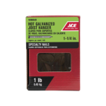Ace 1-1/4 in. Joist Hanger Hot-Dipped Galvanized Nail 1 lb