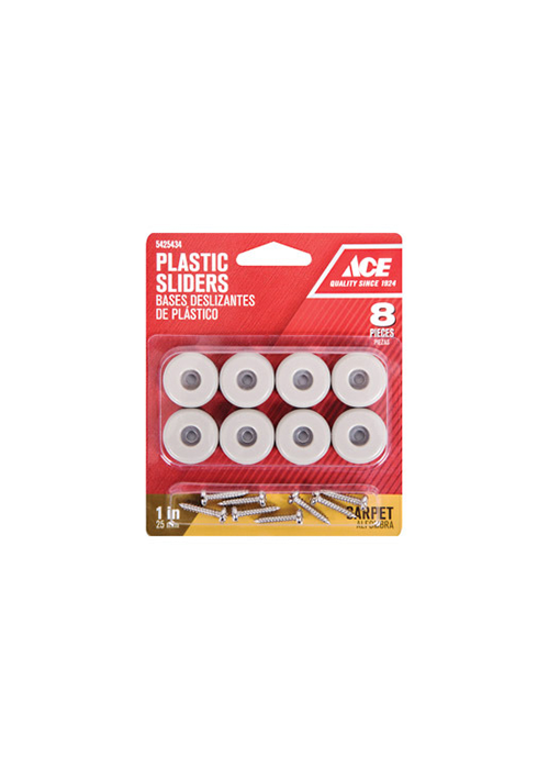 Ace Off-White Plastic Slide Glide Ace Hardware Maldives