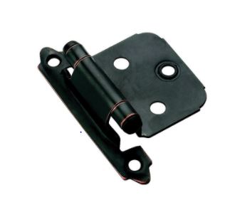 Amerock 1-13/16 in. W X 2-3/4 in. L Oil Rubbed Bronze Steel Self-Closing Hinge 5 Pieces
