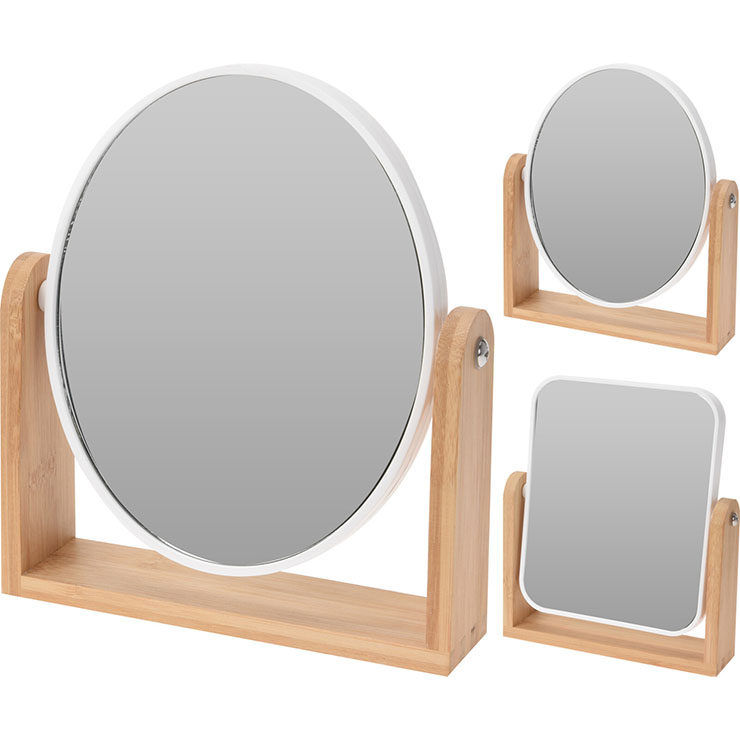 64-CY4654820 MAKE UP MIRROR ON STAND 2ASS - Image 1