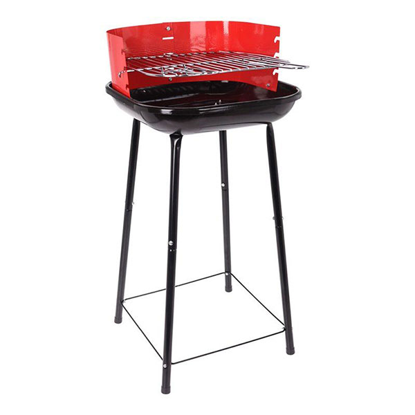 70-X86000070 BBQ HALF OPEN RED BBQ Grill - Image 1