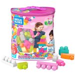 BIG BUILDNG BAG 60PC PINK